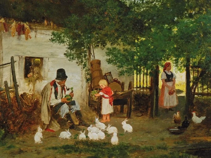 1841-Antoni Kozakiewicz - Conigli